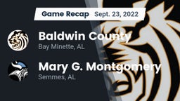 Recap: Baldwin County  vs. Mary G. Montgomery  2022
