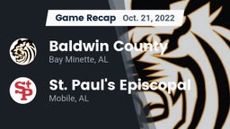 Recap: Baldwin County  vs. St. Paul's Episcopal  2022