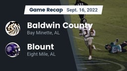 Recap: Baldwin County  vs. Blount  2022