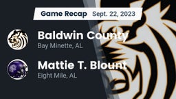 Recap: Baldwin County  vs. Mattie T. Blount  2023