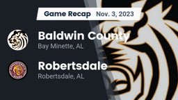 Recap: Baldwin County  vs. Robertsdale  2023
