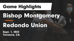 Bishop Montgomery  vs Redondo Union  Game Highlights - Sept. 1, 2022