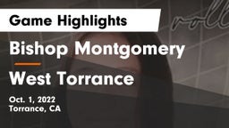 Bishop Montgomery  vs West Torrance  Game Highlights - Oct. 1, 2022
