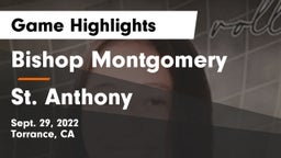 Bishop Montgomery  vs St. Anthony  Game Highlights - Sept. 29, 2022