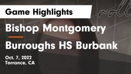 Bishop Montgomery  vs Burroughs HS Burbank Game Highlights - Oct. 7, 2022