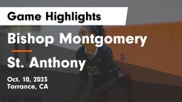 Bishop Montgomery  vs St. Anthony  Game Highlights - Oct. 10, 2023