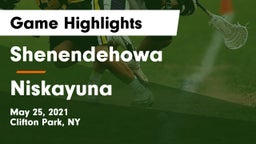 Shenendehowa  vs Niskayuna  Game Highlights - May 25, 2021