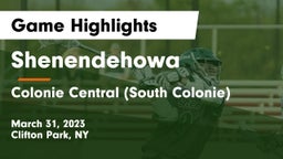 Shenendehowa  vs Colonie Central  (South Colonie) Game Highlights - March 31, 2023