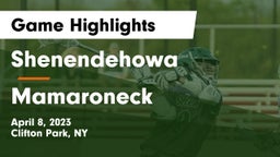 Shenendehowa  vs Mamaroneck  Game Highlights - April 8, 2023