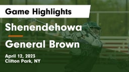 Shenendehowa  vs  General Brown  Game Highlights - April 12, 2023