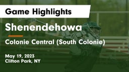 Shenendehowa  vs Colonie Central  (South Colonie) Game Highlights - May 19, 2023