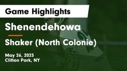 Shenendehowa  vs Shaker  (North Colonie) Game Highlights - May 26, 2023