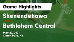 Shenendehowa  vs Bethlehem Central  Game Highlights - May 22, 2021