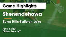 Shenendehowa  vs Burnt Hills-Ballston Lake  Game Highlights - June 4, 2021