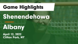 Shenendehowa  vs Albany  Game Highlights - April 12, 2022