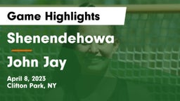 Shenendehowa  vs John Jay  Game Highlights - April 8, 2023