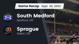 Recap: South Medford  vs. Sprague  2022