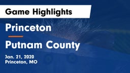 Princeton  vs Putnam County  Game Highlights - Jan. 21, 2020