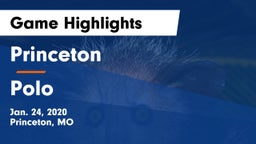 Princeton  vs Polo  Game Highlights - Jan. 24, 2020