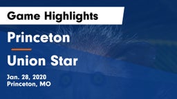 Princeton  vs Union Star Game Highlights - Jan. 28, 2020