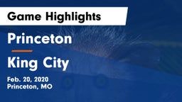 Princeton  vs King City  Game Highlights - Feb. 20, 2020
