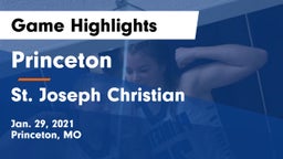 Princeton  vs St. Joseph Christian  Game Highlights - Jan. 29, 2021