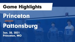 Princeton  vs Pattonsburg  Game Highlights - Jan. 30, 2021