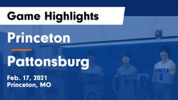 Princeton  vs Pattonsburg  Game Highlights - Feb. 17, 2021