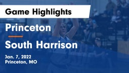Princeton  vs South Harrison  Game Highlights - Jan. 7, 2022