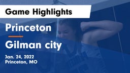 Princeton  vs Gilman city Game Highlights - Jan. 24, 2022