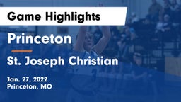 Princeton  vs St. Joseph Christian  Game Highlights - Jan. 27, 2022