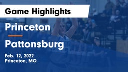 Princeton  vs Pattonsburg  Game Highlights - Feb. 12, 2022