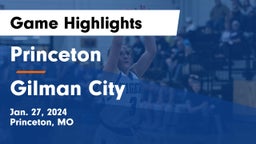 Princeton  vs Gilman City  Game Highlights - Jan. 27, 2024