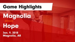 Magnolia  vs Hope  Game Highlights - Jan. 9, 2018
