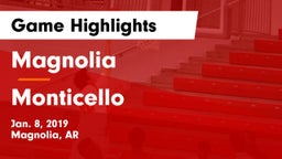 Magnolia  vs Monticello  Game Highlights - Jan. 8, 2019