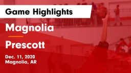 Magnolia  vs Prescott  Game Highlights - Dec. 11, 2020