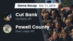 Recap: Cut Bank  vs. Powell County  2019