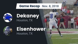 Recap: Dekaney  vs. Eisenhower  2018