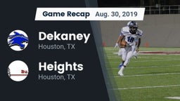 Recap: Dekaney  vs. Heights  2019