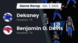 Recap: Dekaney  vs. Benjamin O. Davis  2022