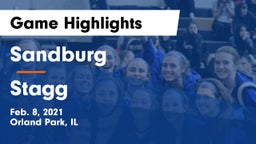 Sandburg  vs Stagg  Game Highlights - Feb. 8, 2021
