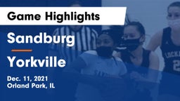 Sandburg  vs Yorkville  Game Highlights - Dec. 11, 2021