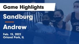 Sandburg  vs Andrew  Game Highlights - Feb. 15, 2022