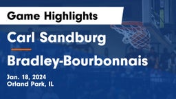 Carl Sandburg  vs Bradley-Bourbonnais  Game Highlights - Jan. 18, 2024