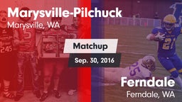 Matchup: Marysville-Pilchuck vs. Ferndale  2016