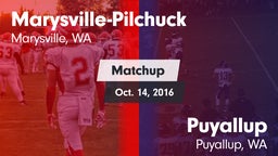 Matchup: Marysville-Pilchuck vs. Puyallup  2016