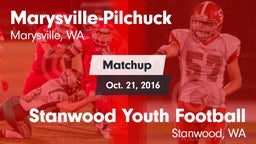 Matchup: Marysville-Pilchuck vs. Stanwood Youth Football 2016