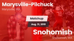 Matchup: Marysville-Pilchuck vs. Snohomish  2018