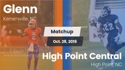 Matchup: Glenn  vs. High Point Central  2016