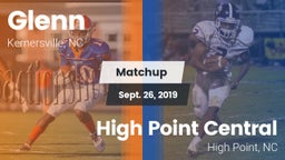 Matchup: Glenn  vs. High Point Central  2019